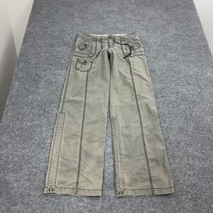 Unionbay Cargo Pants Womens 5 Grey Cotton Multi Pocket Wide Leg Gorpcore Utility
